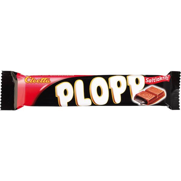 Cloetta Chokladbit Plopp Saltlakrits