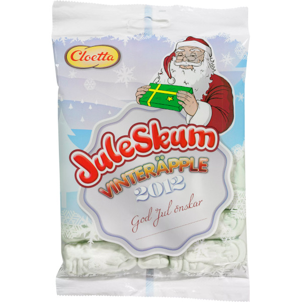 Cloetta Juleskum 2012 Vinteräpple