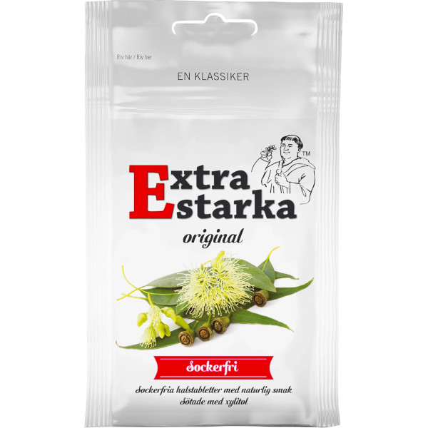 Extra Starka Halstabletter Original Sockerfri