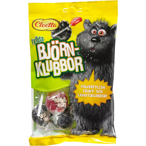 Cloetta Björnklubbor Fyllda