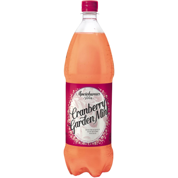 Apotekarnes Läsk Cranberry/Garden Mint