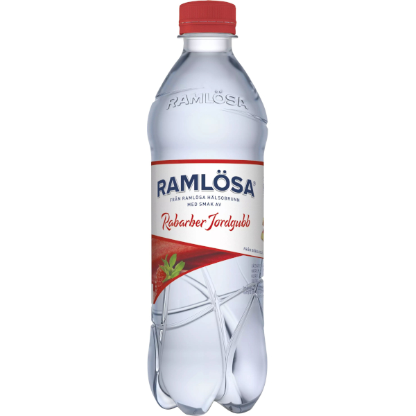 Ramlösa Mineralvatten Rabarber/Jordgubb