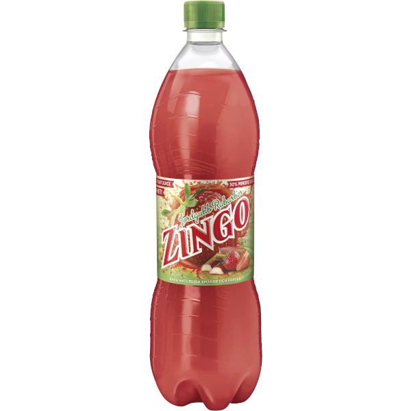 Zingo Läsk Jordgubb & Rabarber
