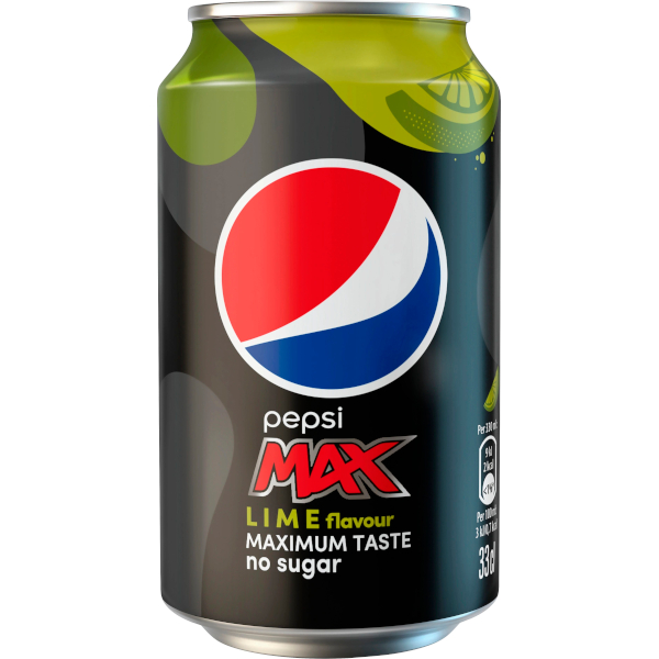 Pepsi Läsk Max Lime