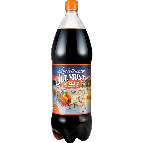 Apotekarnes Julmust Apelsin Sockerfri