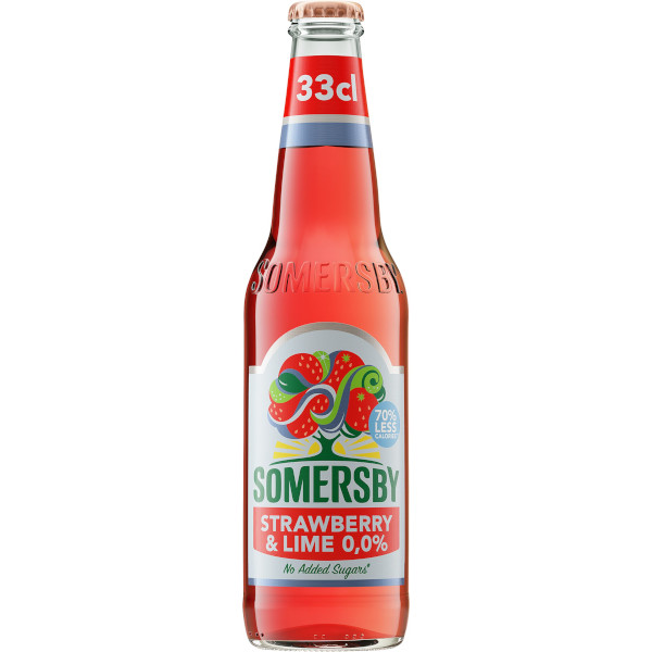 Somersby Cider Strawberry & Lime UTS Alkoholfri