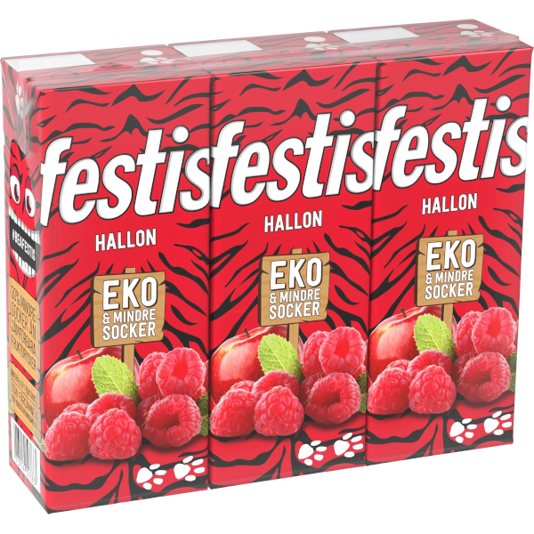 Festis Stilldrink Hallon Eko