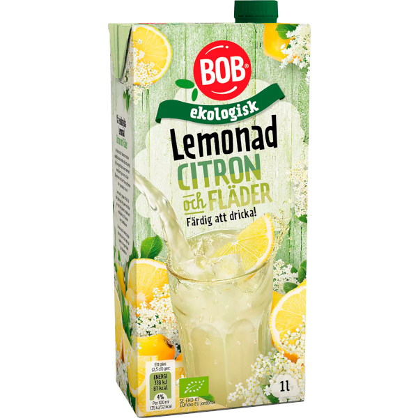 BOB Lemonad Citron/Fläder Ekologisk