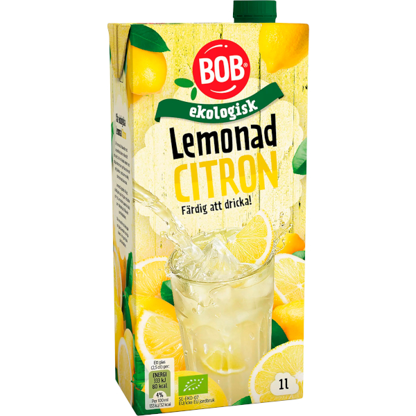 BOB Lemonad Citron Ekologisk