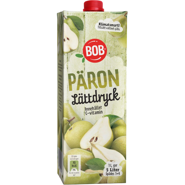 BOB Lättdryck Koncentrat Päron