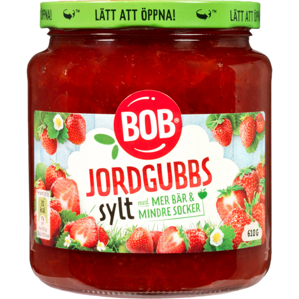 BOB Jordgubbssylt Mindre Socker