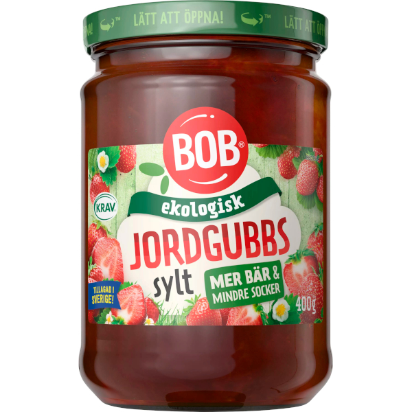 BOB Jordgubbssylt Ekologisk
