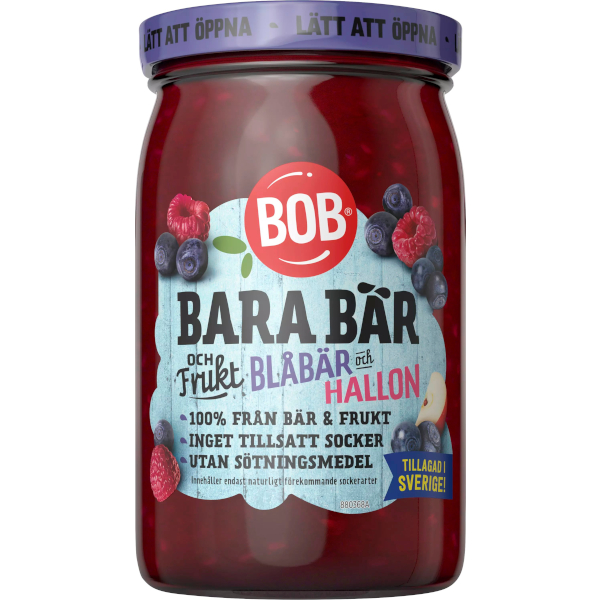BOB Bara Bär Blåbär/Hallonsylt