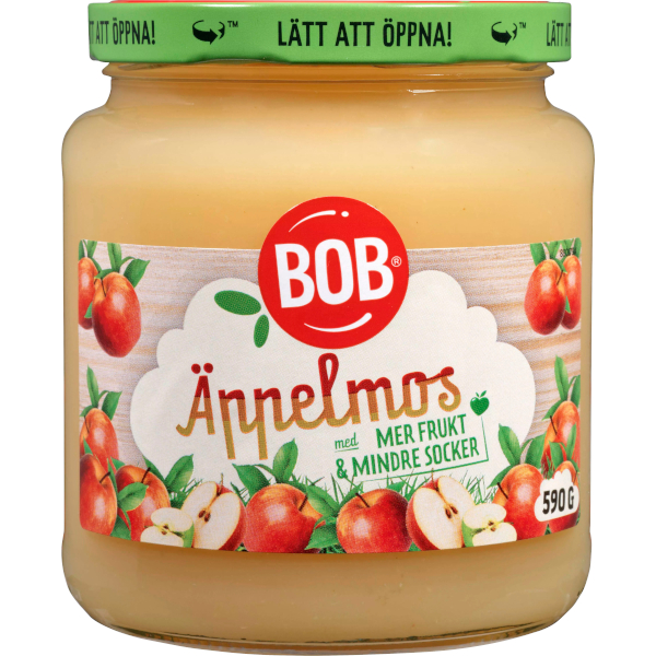 BOB Äppelmos Mindre Socker