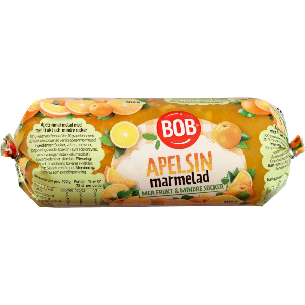 BOB Apelsinmarmelad Mindre Socker