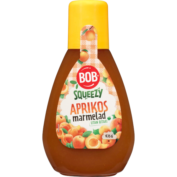 BOB Aprikosmarmelad Squeezy