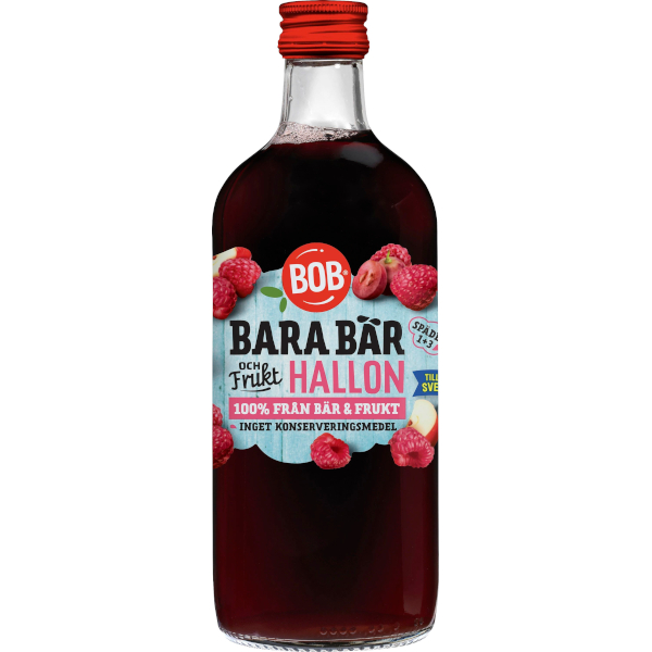 BOB Bara Bär Hallonsaft