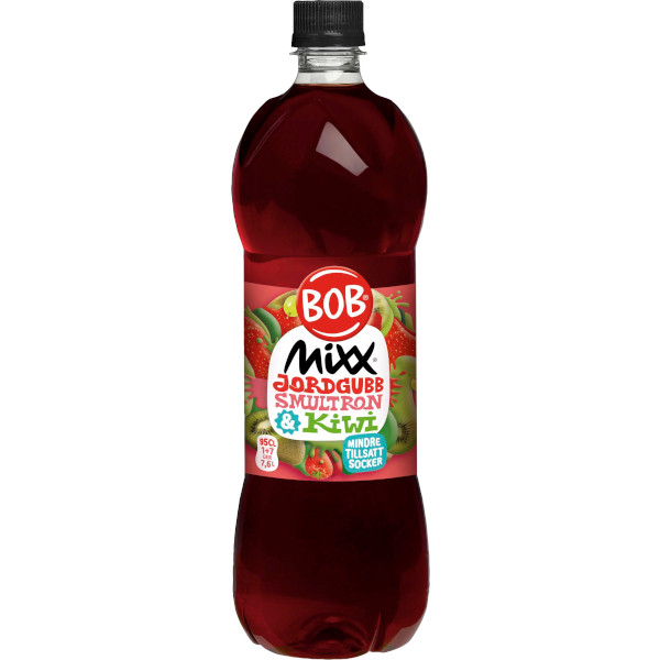 BOB Saft Mixx Jordgubb/Smultron/Kiwi