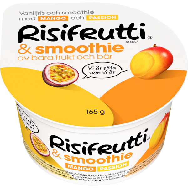 Risifrutti Mellanmål Smoothie Mango & Passion