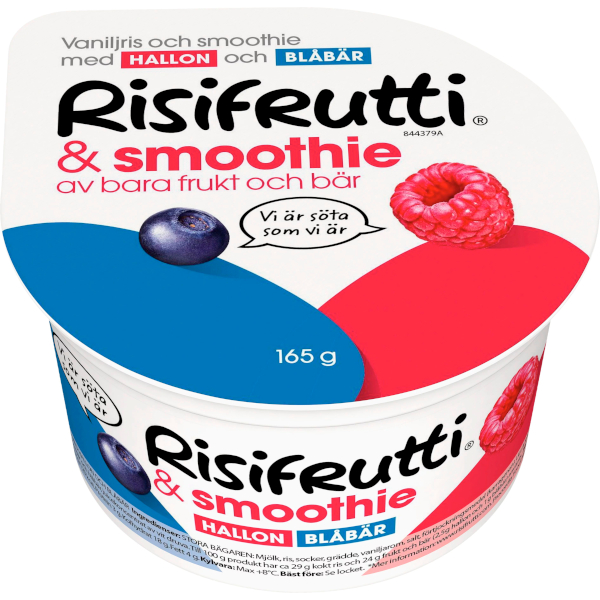Risifrutti Mellanmål Smoothie Hallon & Blåbär