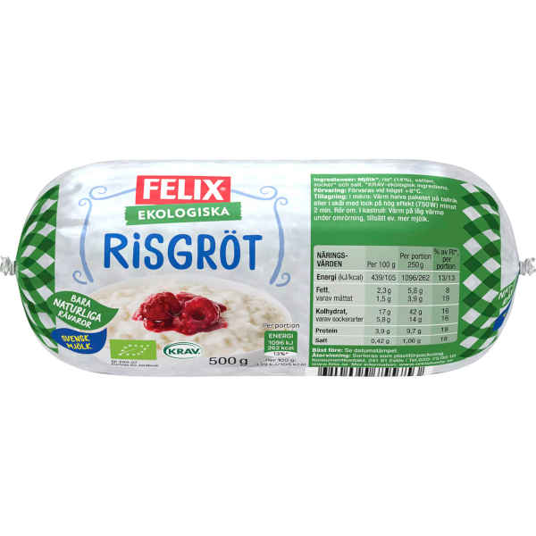 Felix Risgröt Ekologisk