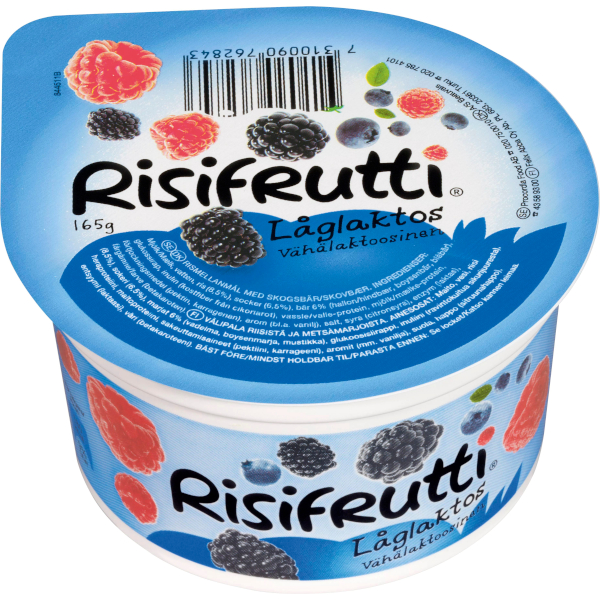 Risifrutti Mellanmål Skogsbär Låglaktos