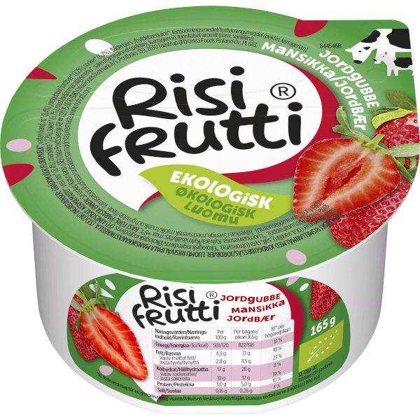 Risifrutti Mellanmål Jordgubb Ekologisk