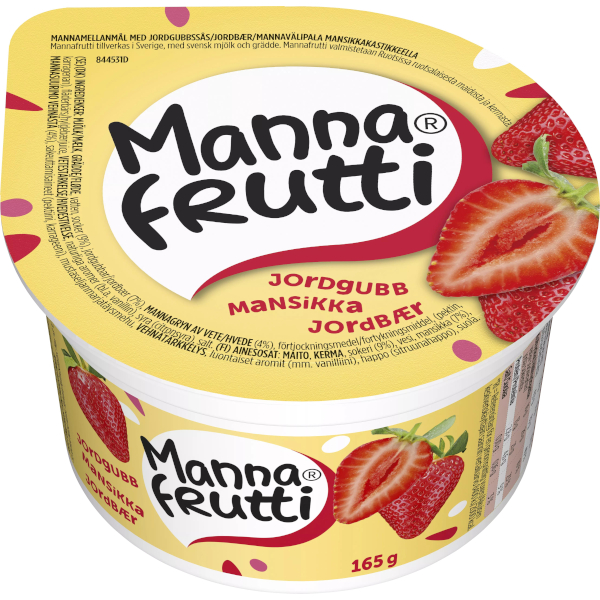 Mannafrutti Mellanmål Jordgubb