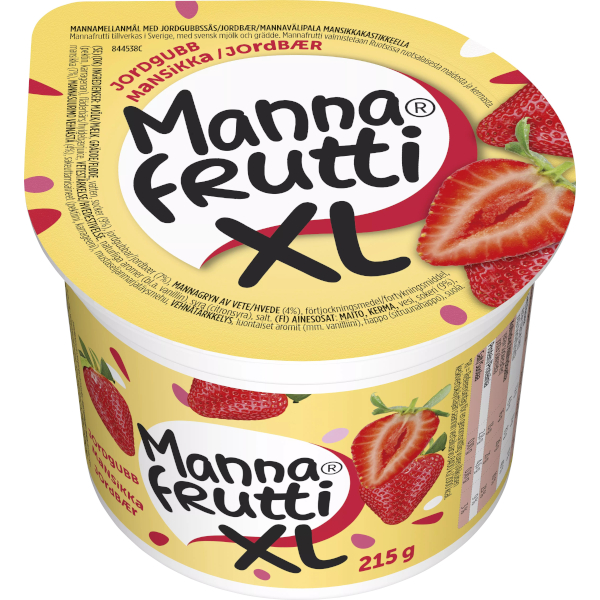 Mannafrutti Mellanmål Jordgubb XL