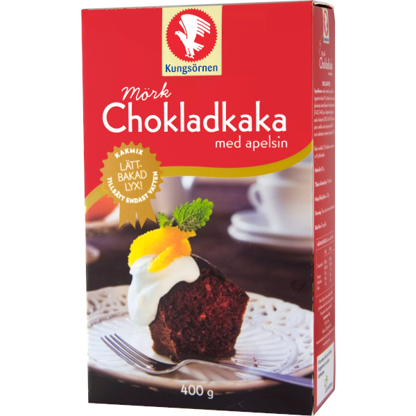 Kungsörnen Mörk Chokladkaka Apelsin