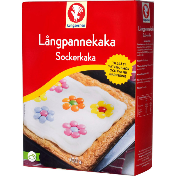 Kungsörnen Bakmix Långpannekaka Sockerkaka