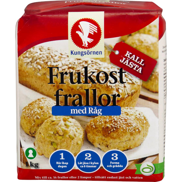 Kungsörnen Bakmix Frukostfrallor Råg