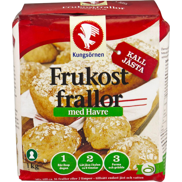 Kungsörnen Bakmix Frukostfrallor Havre