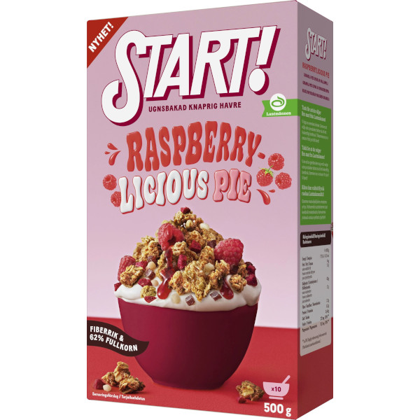 Start! Granola Raspberry-Licious Pie