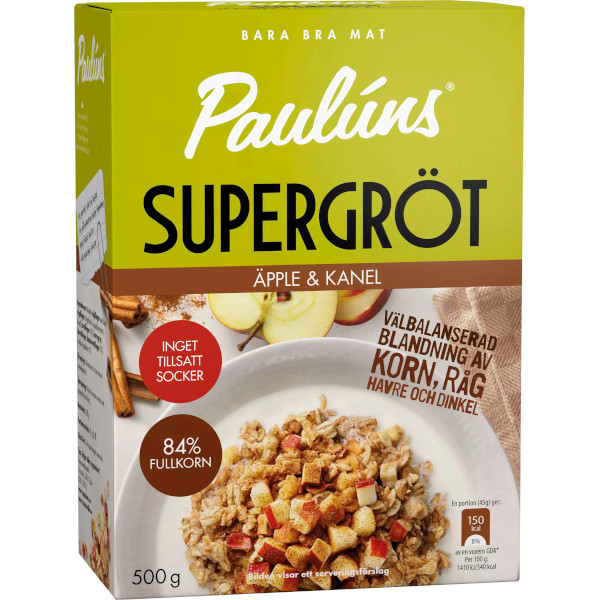 Paulúns Supergröt Äpple/Kanel