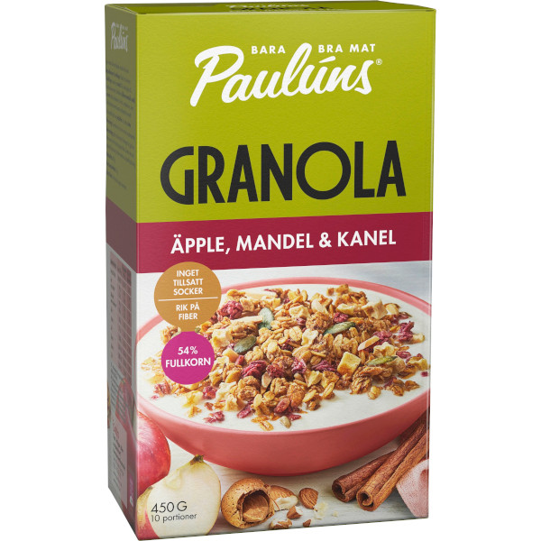 Paulúns Granola Äpple/Mandel/Kanel