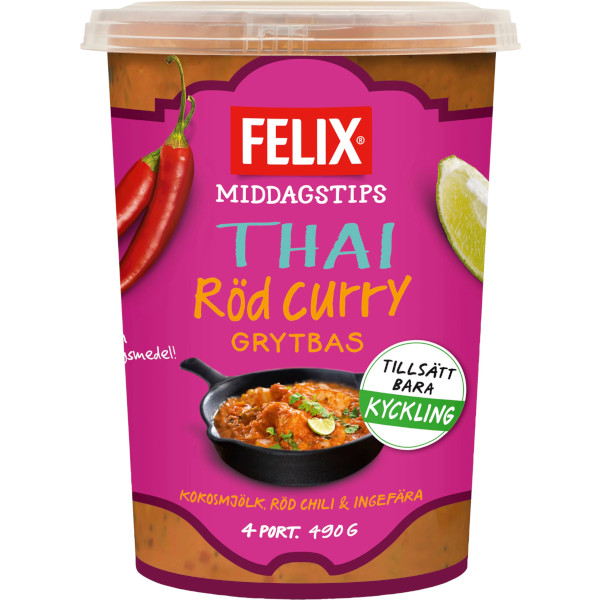 Felix Grytbas Thai Röd Curry
