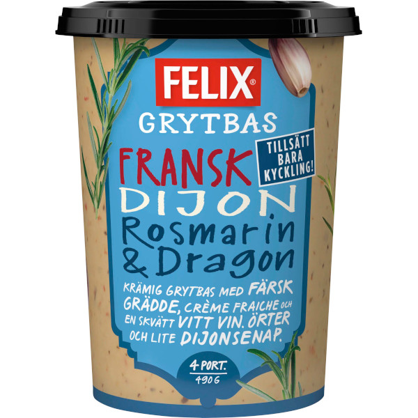 Felix Grytbas Fransk Dijon/Rosmarin/Dragon