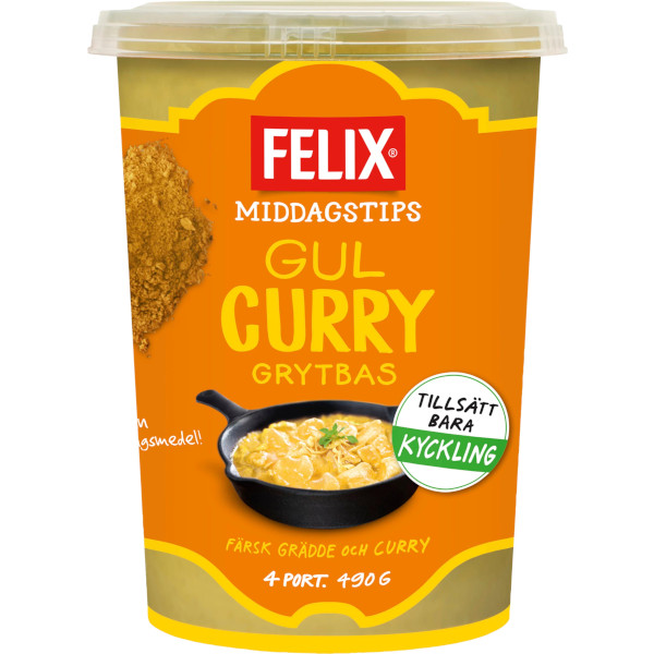 Felix Grytbas Gul Curry