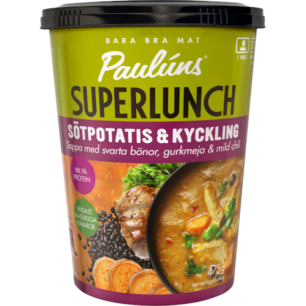 Paulúns Superlunch Sötpotatis & Kyckling