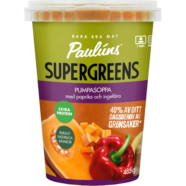 Paulúns Supergreens Pumpasoppa