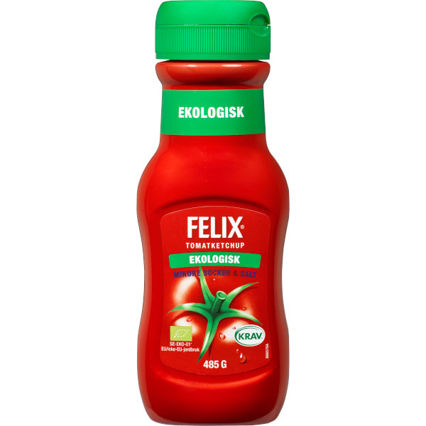 Felix Tomatketchup Mindre Socker & Salt Ekologisk