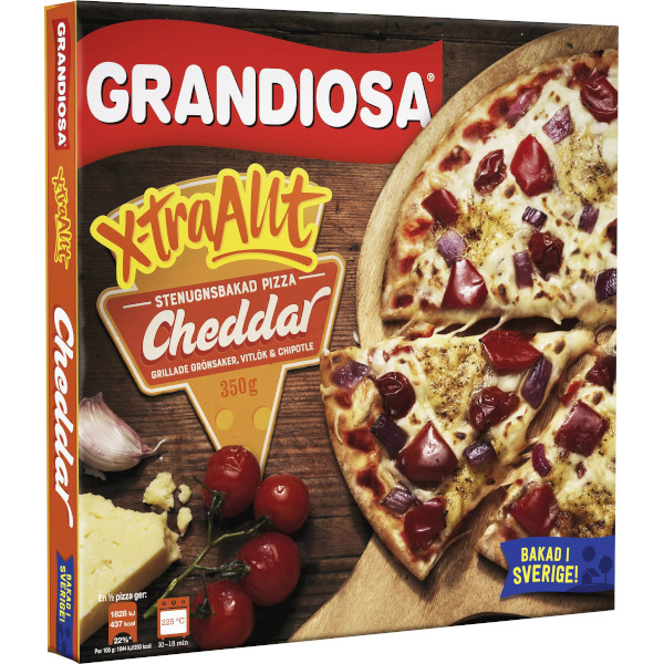 Grandiosa Pizza X-tra Allt Cheddar