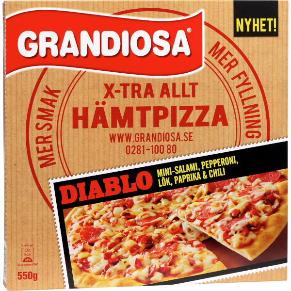 Grandiosa Hämtpizza Diablo
