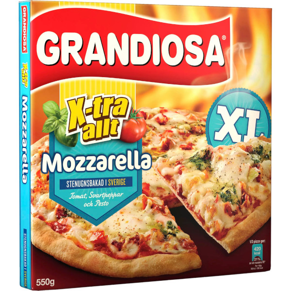 Grandiosa Pizza X-tra Allt Mozzarella XL
