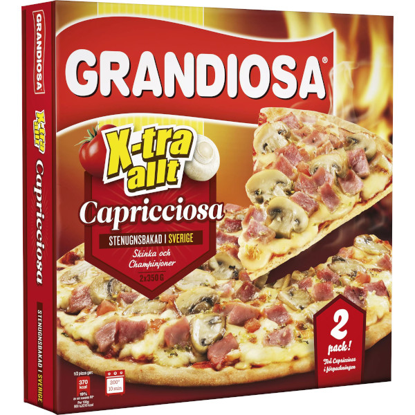 Grandiosa Pizza X-tra Allt Capricciosa