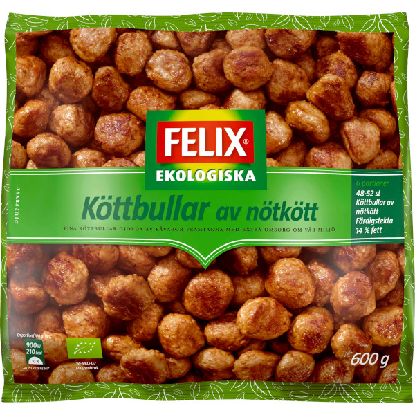 Felix Köttbullar Nötkött Ekologiska