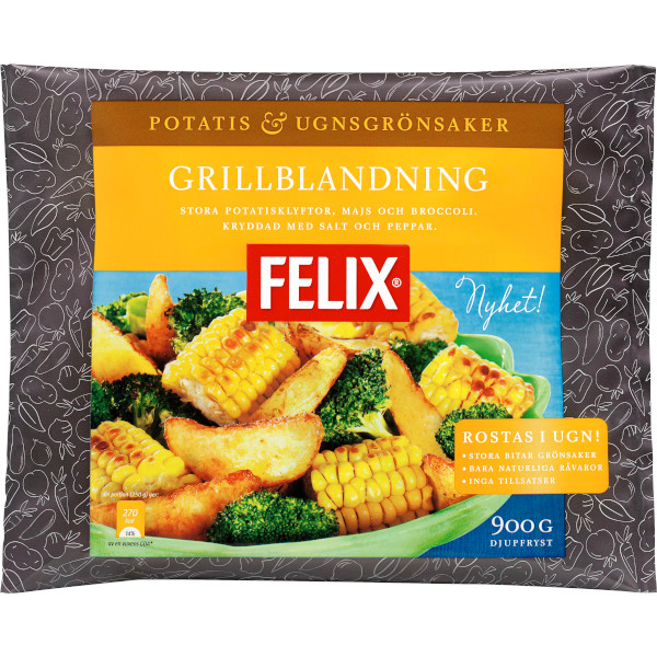 Felix Potatis & Ugnsgrönsaker Grillblandning