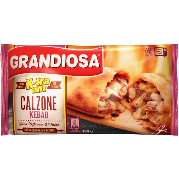 Grandiosa Minipizza X-tra Allt Calzone Kebab