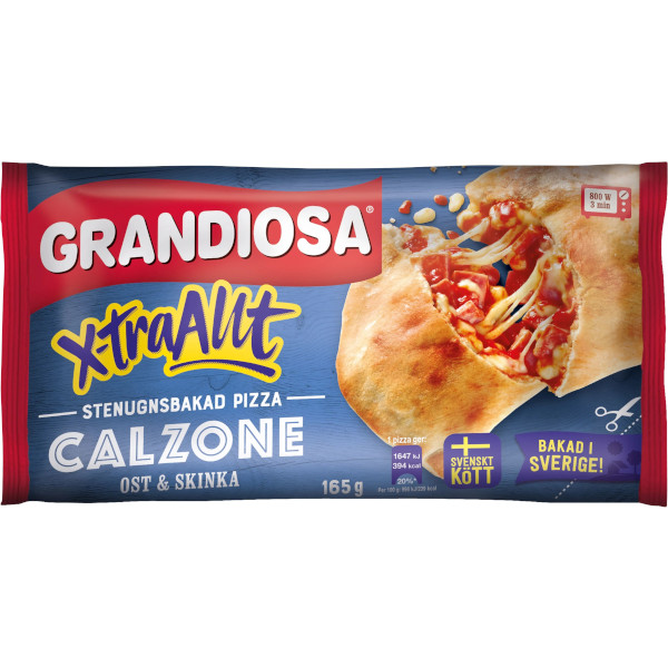 Grandiosa Minipizza X-tra Allt Calzone Ost & Skinka
